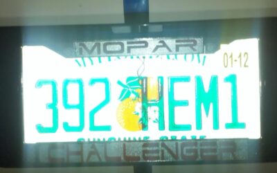 Dodge Challenger Personal License Tag Ideas