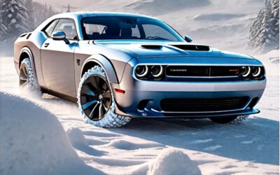 Driving The Dodge Challenger AWD in The Snow in Michigan
