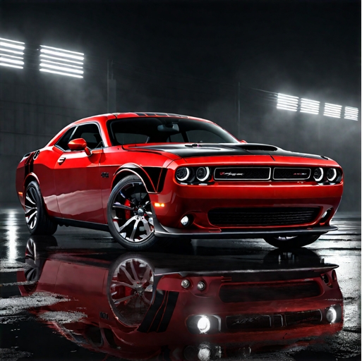 Dodge Challenger: A Garage Filled With Many Colors