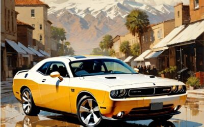 Exploring A Ghost Town With My Dodge Challenger