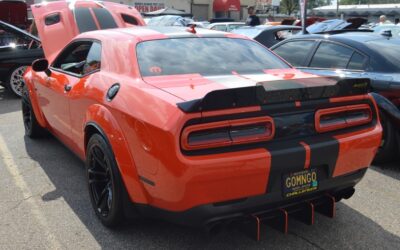 Orange Dodge Challenger