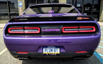 Dodge Challenger Personalized License Plates