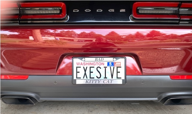 Personalized Dodge Challenger License Tags