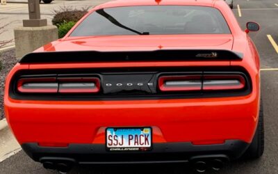 Dodge Challenger Vanity Tags