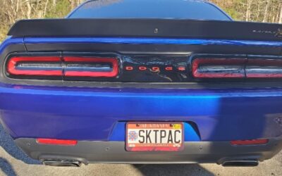 Personalized Dodge Challenger License Plates