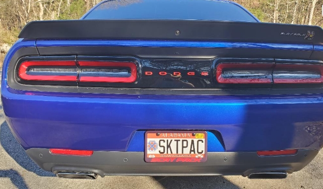 Personalized Dodge Challenger License Plates