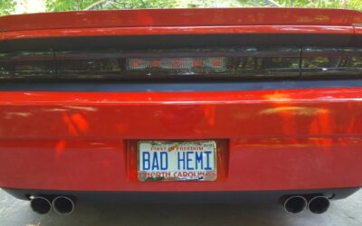 Dodge Challenger Personal License Plate Ideas