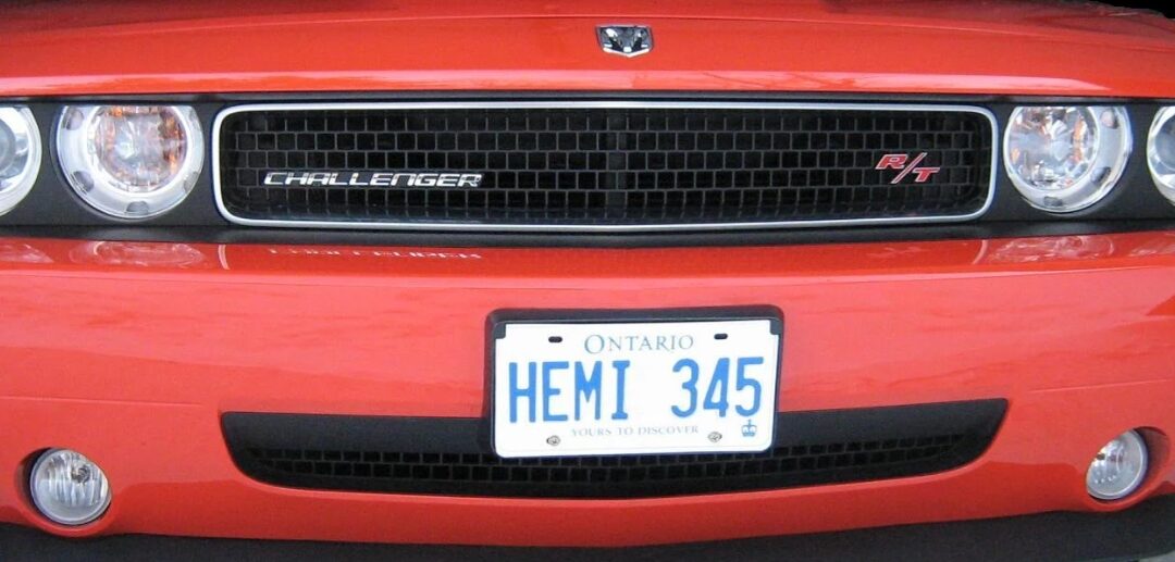 Ideas For Dodge Challenger Vanity License Plate