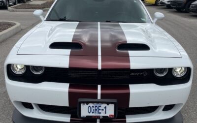 Vanity License Tags on Dodge Challenger