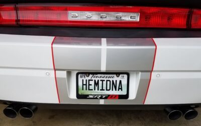 Dodge Challenger Ideas: Personalized License Plates