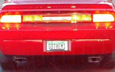 Personalized Dodge Challenger Vanity License Plates