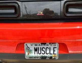 Neat Dodge Challenger Personalized License Plates