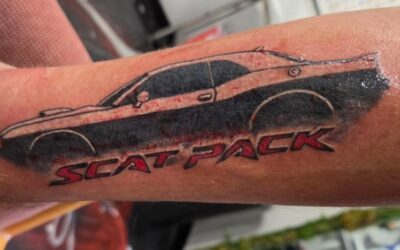 Dodge Challenger Arm Tattoos