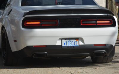 Awesome Dodge Challenger Vanity License Plate Tags